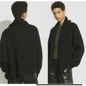 VINCE shawl collar cardigan